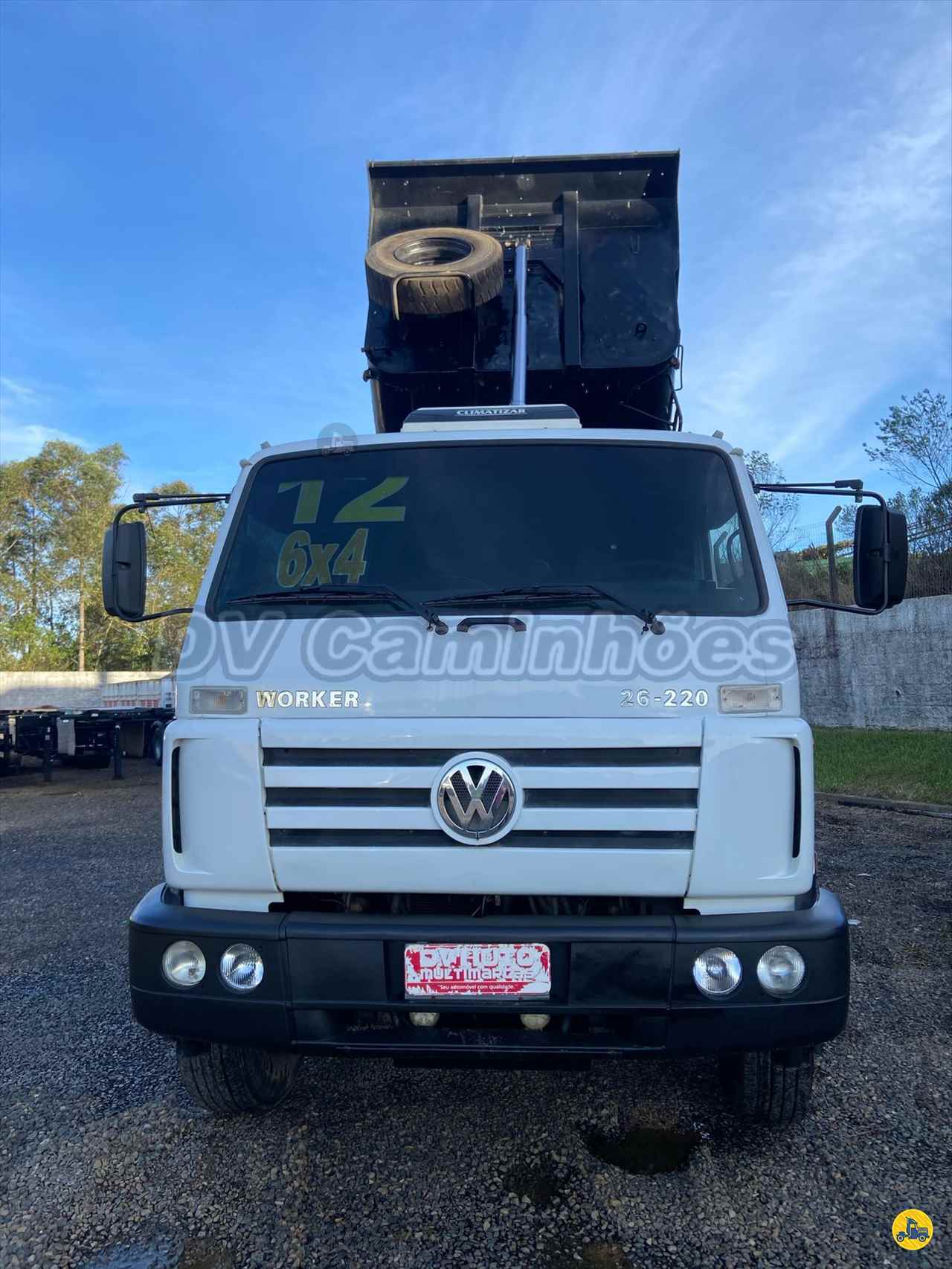 CAMINHAO VOLKSWAGEN VW 26220 Caçamba Basculante Truck 6x4 DV Caminhões ICARA SANTA CATARINA SC